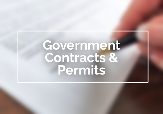Government Contracts and Permits