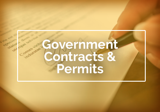Government Contracts and Permits