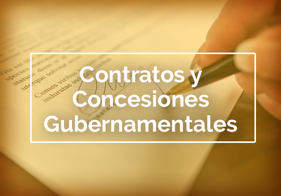 Contratos y Concesiones Gubernamentales